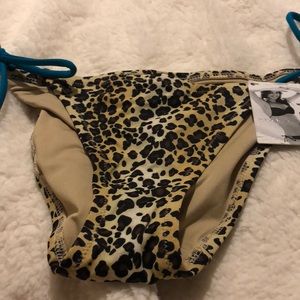 Animal Print Victoria’s Secret bikini BOTTOM XS